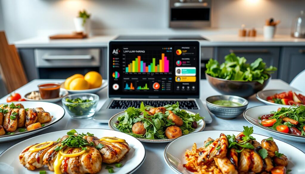 Intelligente Lebensmittelpaarung mit KI Geschmacksanalyse