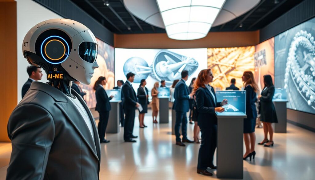 Interaktive KI-Ausstellung mit AI-ME Führerin