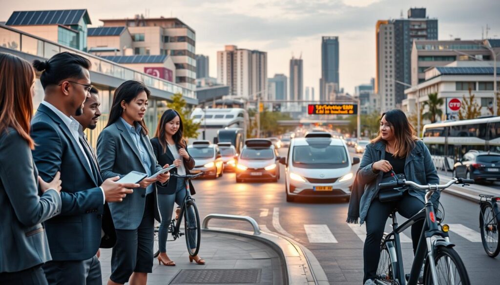 Intermodale Mobilität und Tür-zu-Tür-Mobilität mit KI Intermodale Mobilität und Tür-zu-Tür-Mobilität mit KI