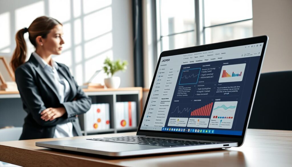 Jasper AI Features für professionelle Content-Erstellung und SEO-Optimierung