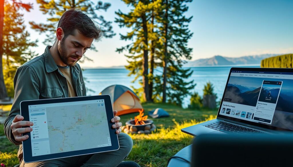 KI Abenteuer Tools für intelligente Stellplatzsuche und Campingplanung