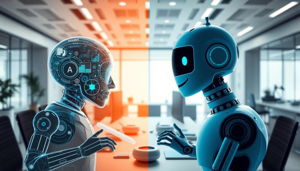 KI-Agent vs Chatbot Unterschiede digitale Assistenten
