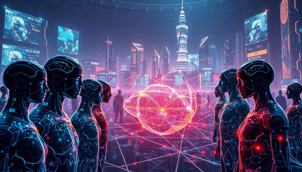 KI-Agenten mit künstlichen Persönlichkeiten in digitalen Netzwerken