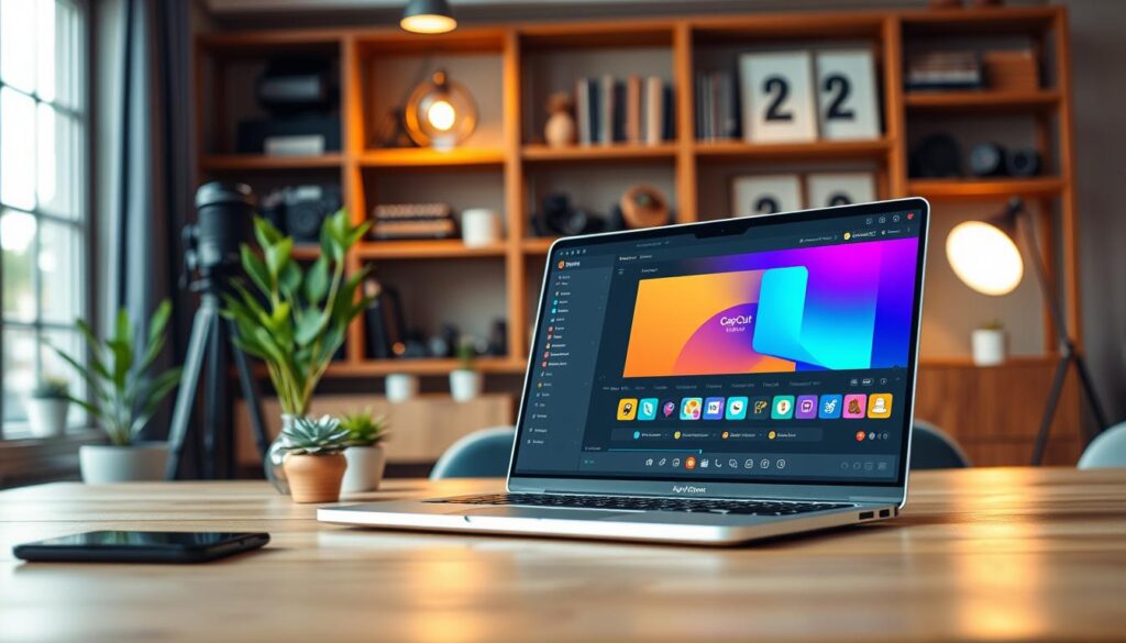 KI Animation Tool CapCut Benutzeroberfläche