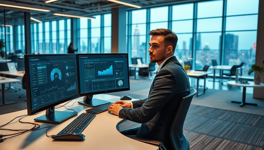 KI Arbeitsplatz mit intelligenter Automatisierung