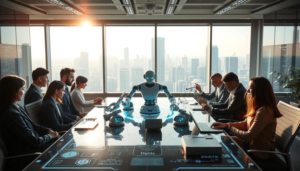 KI-Arbeitsverstärker und Arbeitsintensität in Unternehmen