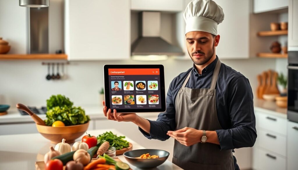 KI-Assistenten Küche und virtuelle Kochlehrer im Einsatz