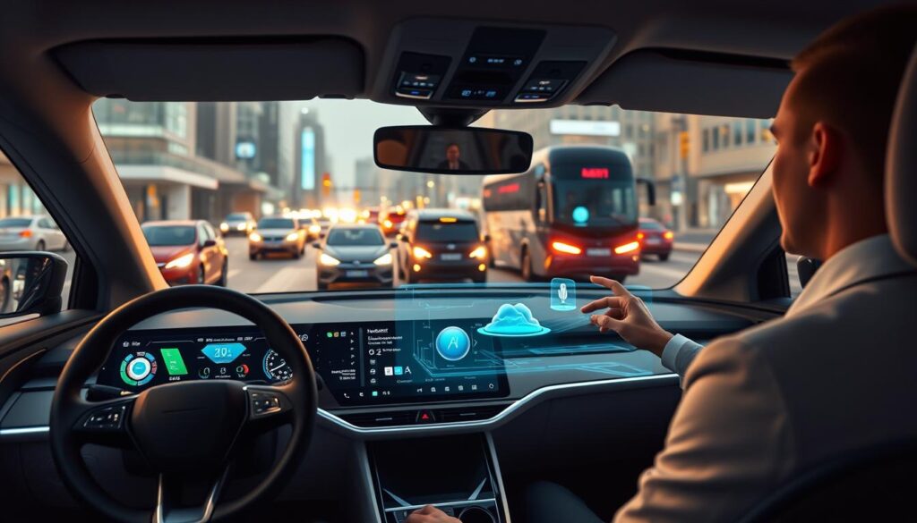 KI Assistenzsysteme im modernen Fahrzeug mit Sprachsteuerung