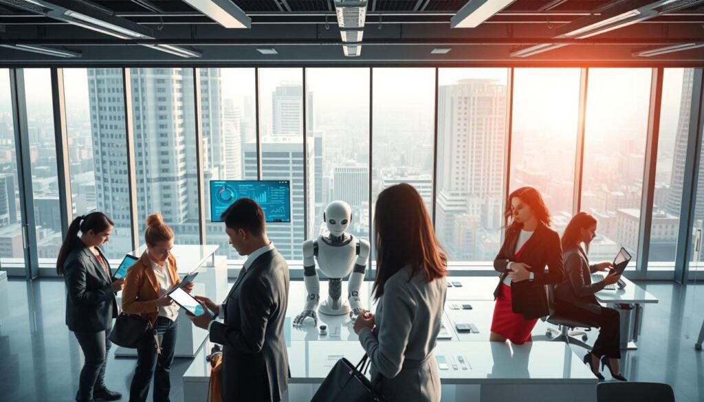 KI Auswirkungen Arbeitswelt in Büro und Kommunikation