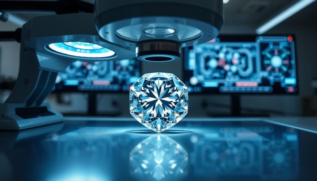 KI Bewertungsprozess für Diamanten Scanner Technologie