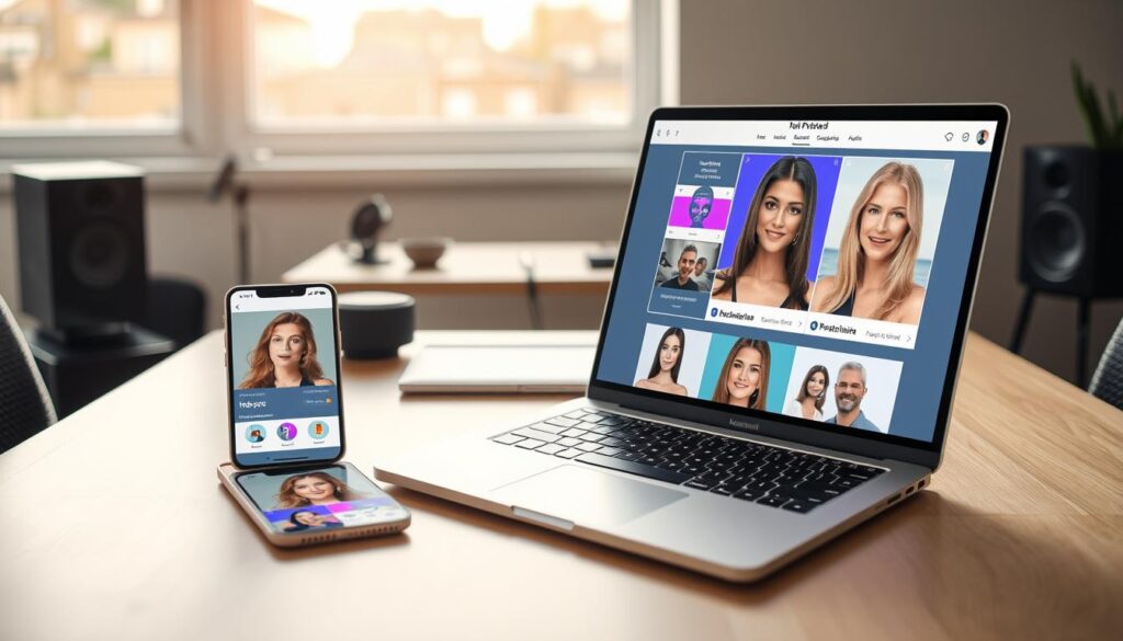 KI Bildbearbeitungs-Tools für Profilbild Optimierung