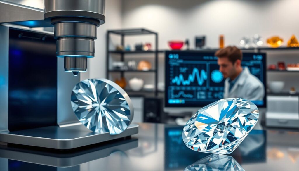 KI Bilderkennung Diamanten bei der Analyse von Edelsteinen