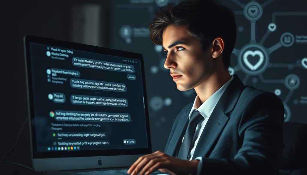 KI-Chatbot Dating-Nachrichten und Authentizität in Online-Dating-Apps