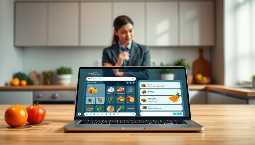 KI Chatbot Ernährung und digitale Ernährungsberatung Technologie