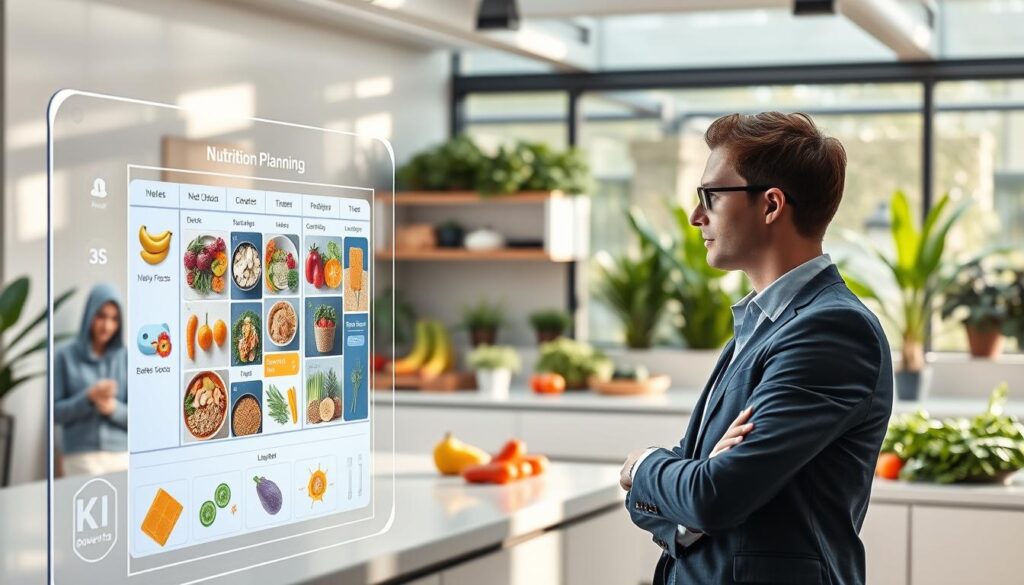 KI Chatbot Ernährungsplan erstellen Visualisierung