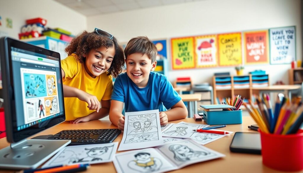 KI Comics erstellen mit Canva für Kinder