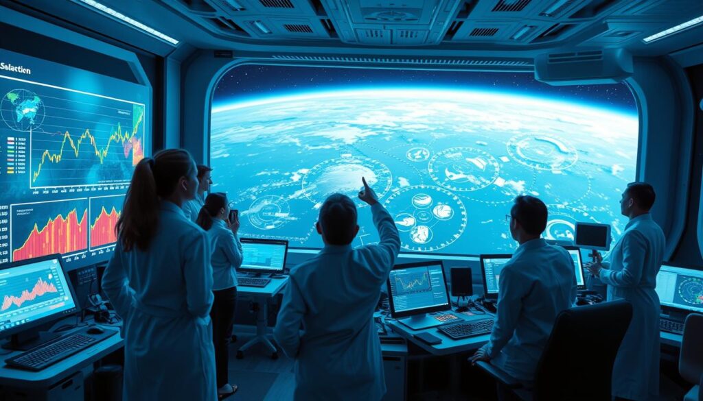 KI-Datenanalyse Raumfahrt und Mustererkennung im Weltraum