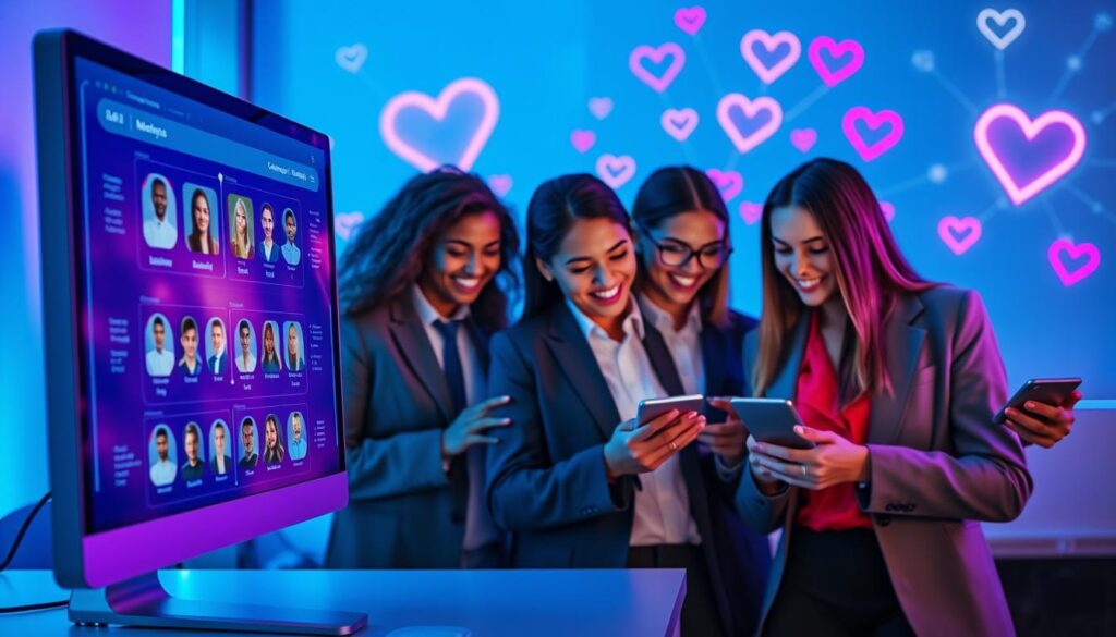 KI-Dating-Plattformen automatisiertes Matchmaking Ditto Dating