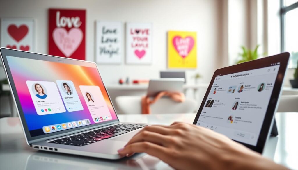 KI Dating Profile Plattformen Vergleich