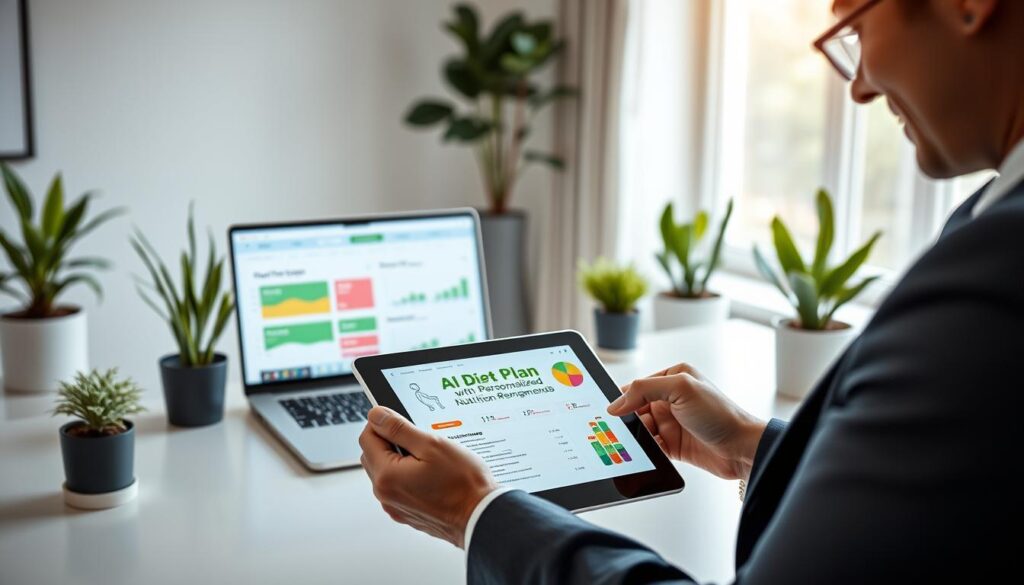KI Diätplan mit personalisierten Ernährungsempfehlungen