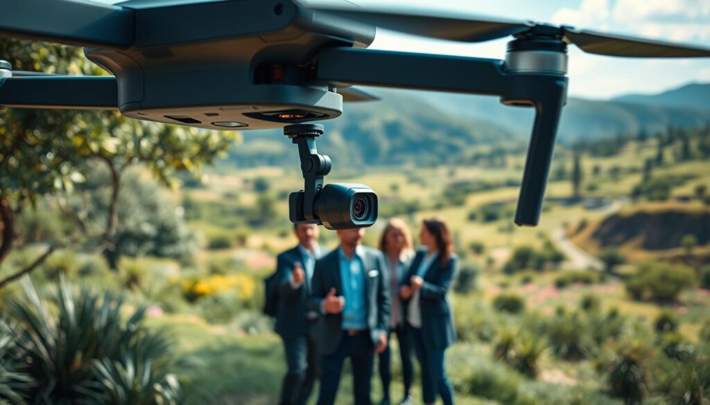 KI Drohnentechnologie für automatisierte Kameraführung