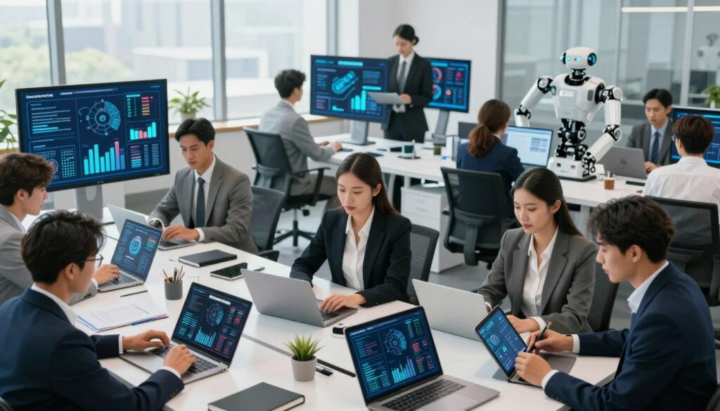 KI-Einsatz in verschiedenen Unternehmensbereichen