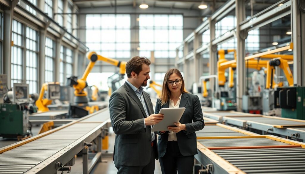 KI Energieoptimierung in Produktionshallen