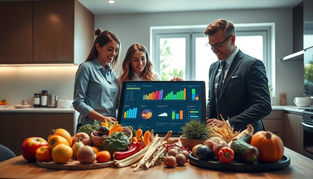 KI-Ernährungsplanung und Datenanalyse
