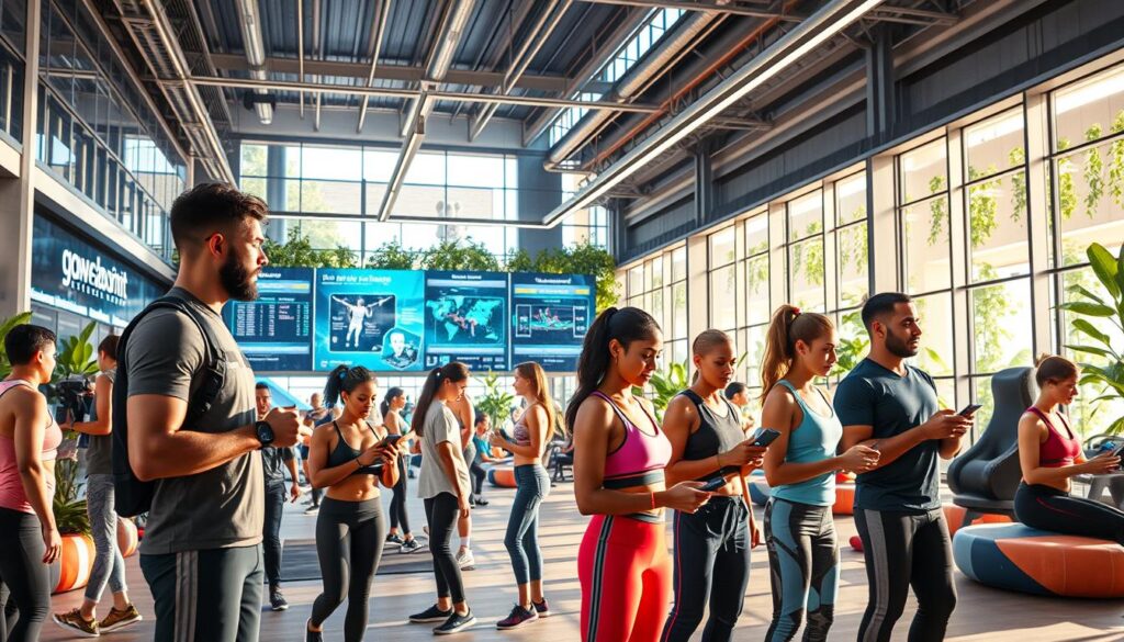 KI Fitness Community mit intelligenten Technologien und sozialer Interaktion KI Fitness Community mit intelligenten Technologien und sozialer Interaktion