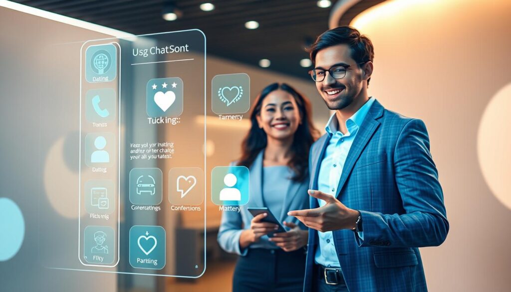 KI Flirt Assistent und Chatbot Dating Technologie