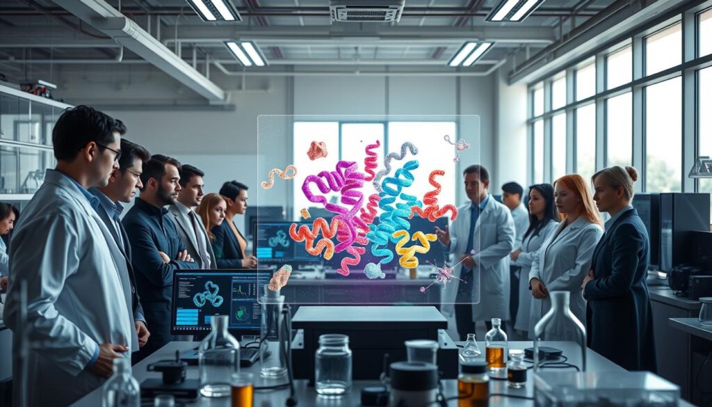 KI Forschung und Proteinfaltung mit AlphaFold