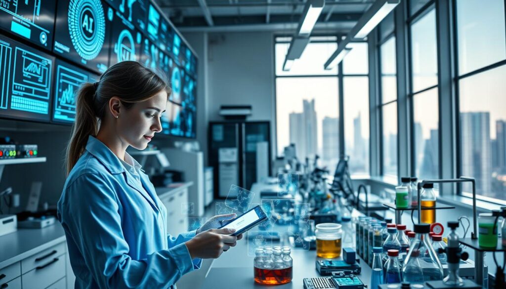 KI-Forschungsassistent in Laboren