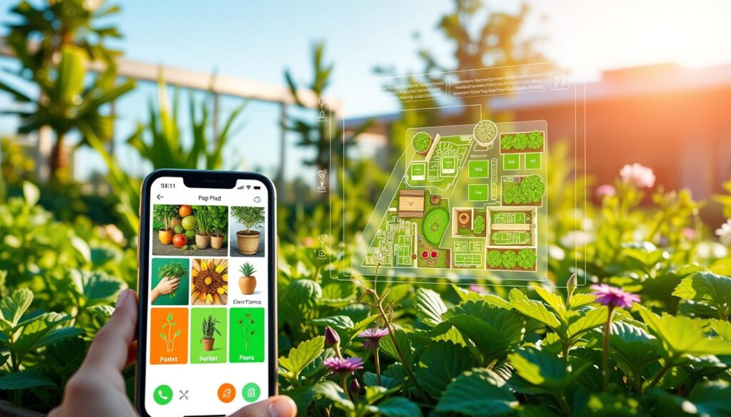 KI Garten Apps für digitale Gartenplanung