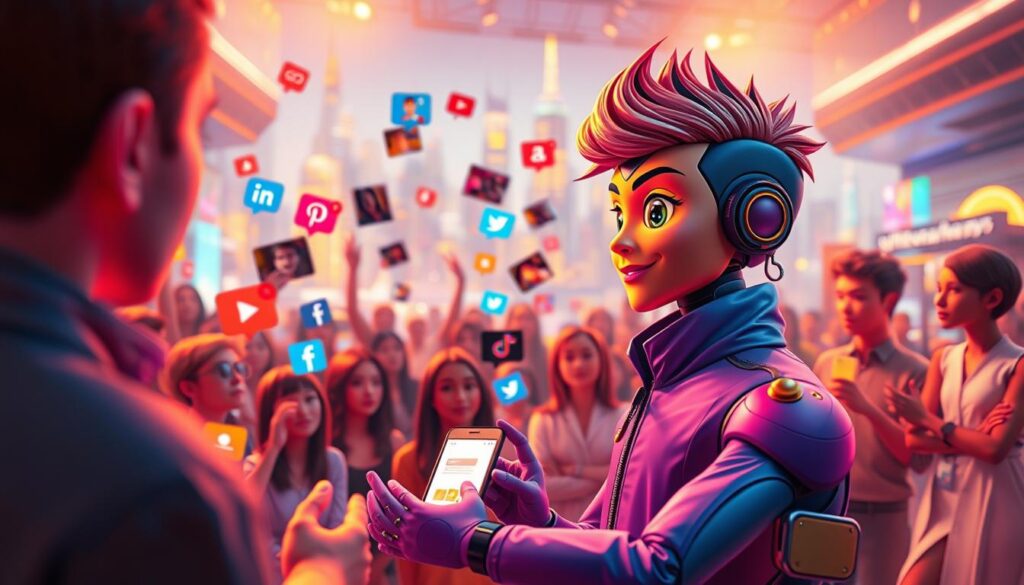KI-Influencer virtuelle Persönlichkeiten soziale Netzwerke