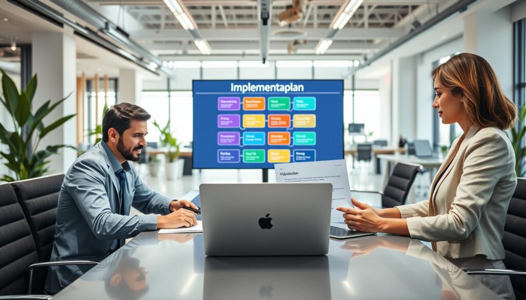 KI-Integration im Arbeitsalltag mit strukturiertem Implementierungsplan