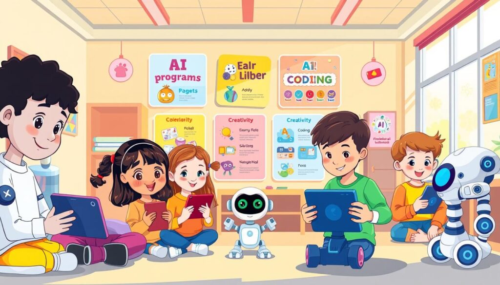 KI Kinderprogramme für verschiedene Altersgruppen