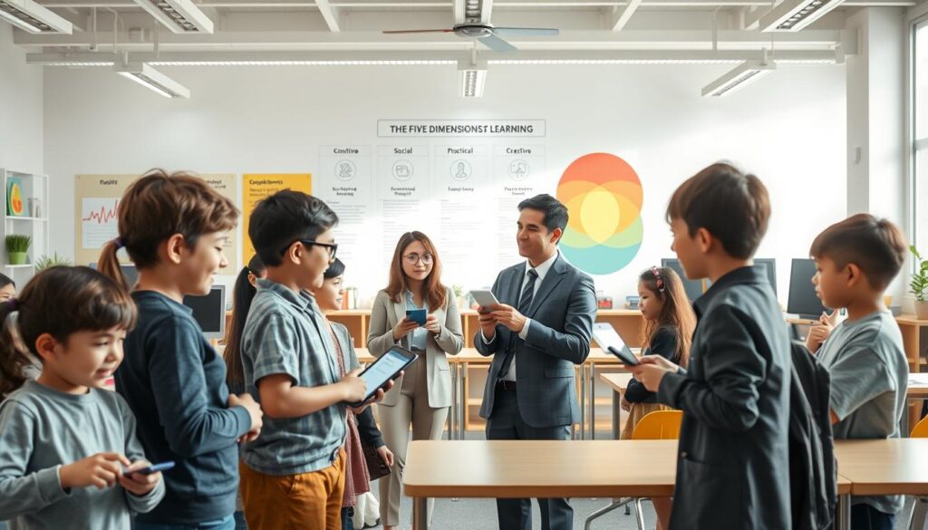 KI-Kompetenzen entwickeln mit den fünf Dimensionen des Lernens