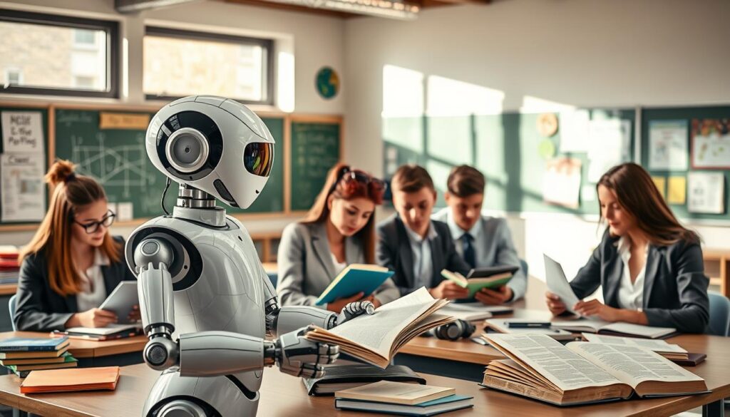 KI-Lehrerassistent für automatisierte Korrektur im Klassenzimmer