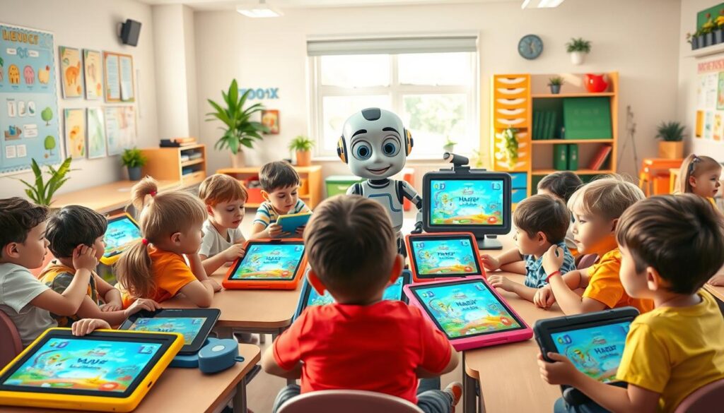 KI-Lernspiele mit Gamification und Motivationselementen für Kinder