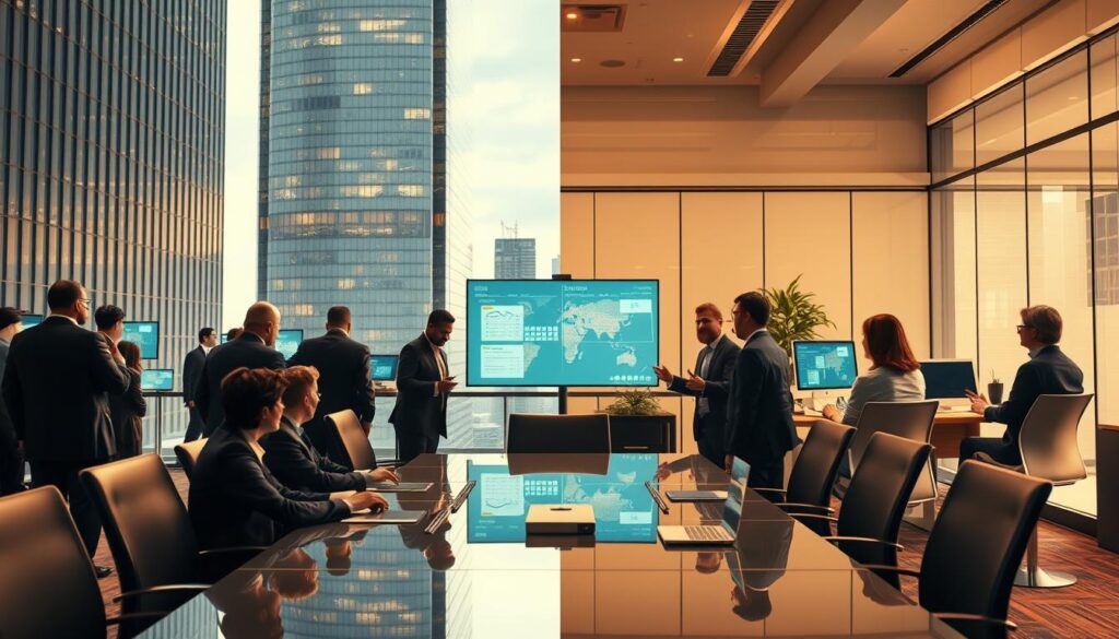 KI-Nutzung Großunternehmen und KI-Implementierung KMU im Vergleich