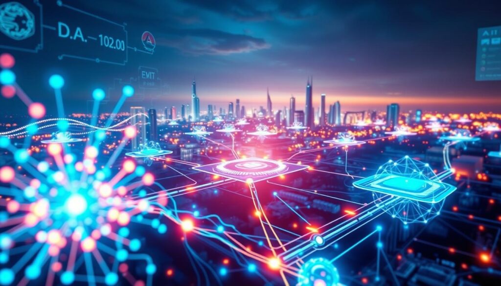 KI-Ökosystem vernetzte Systeme Datenfluss Integration