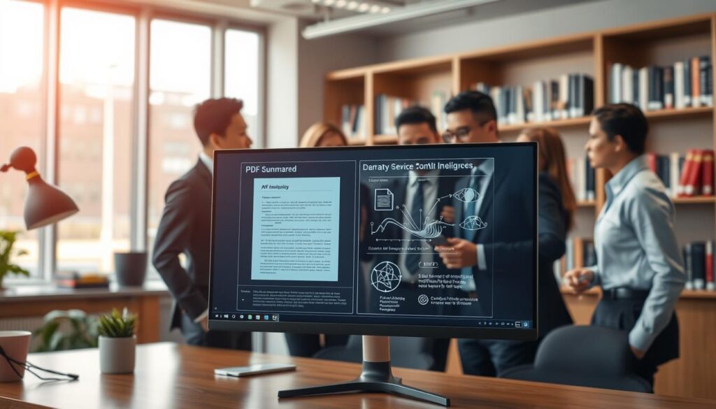 KI PDF Analyse Technologie und Textverarbeitung