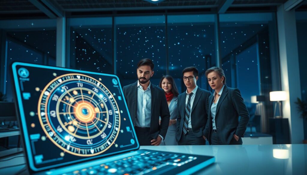 KI Planetenstellungen Analyse und Geburtshoroskop Berechnung