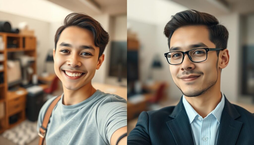 KI Porträt Generator transformiert Selfies zu professionellen Bildern