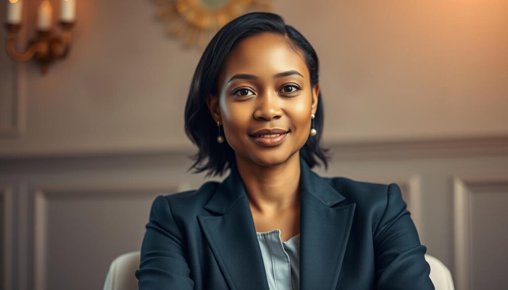 KI-Portrait-Fotografie mit professioneller Lichtsetzung