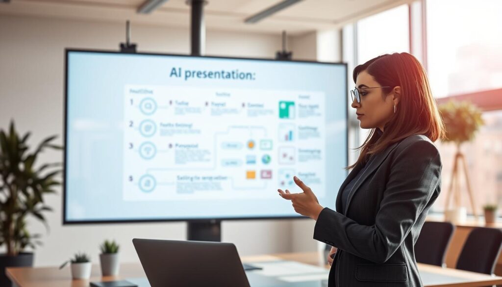 KI-Präsentationsassistent analysiert Gliederung