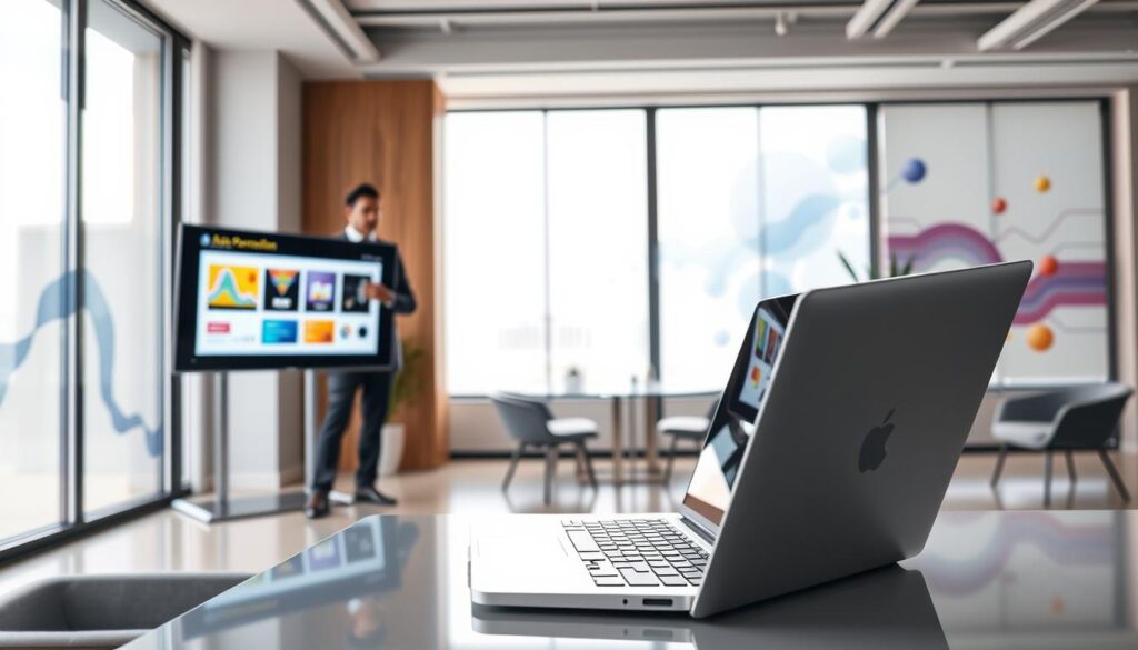 KI-Präsentationssoftware erstellt automatisch Folienübersichten und Designlayouts