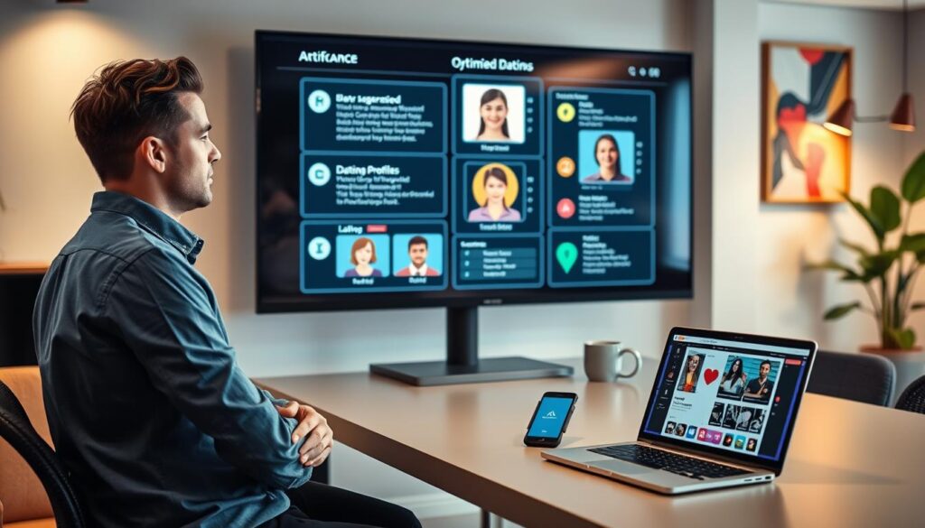 KI Profilbeschreibung und Dating Profil optimieren KI mit generativen Bildtools