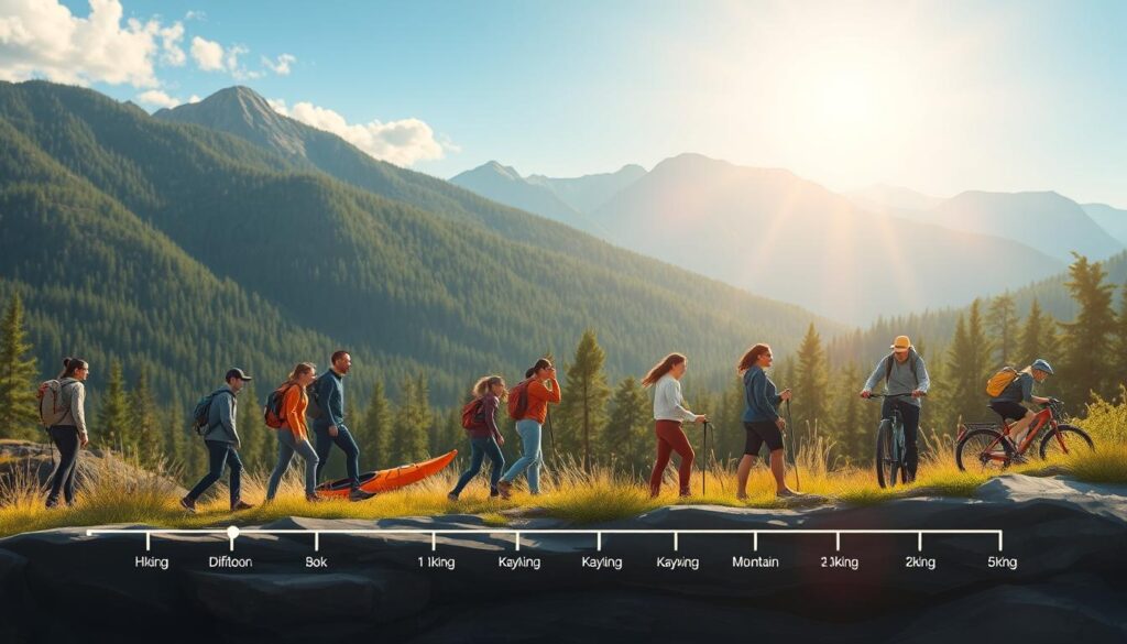 KI Schwierigkeitsbewertung verschiedener Outdoor-Aktivitäten KI Schwierigkeitsbewertung verschiedener Outdoor-Aktivitäten