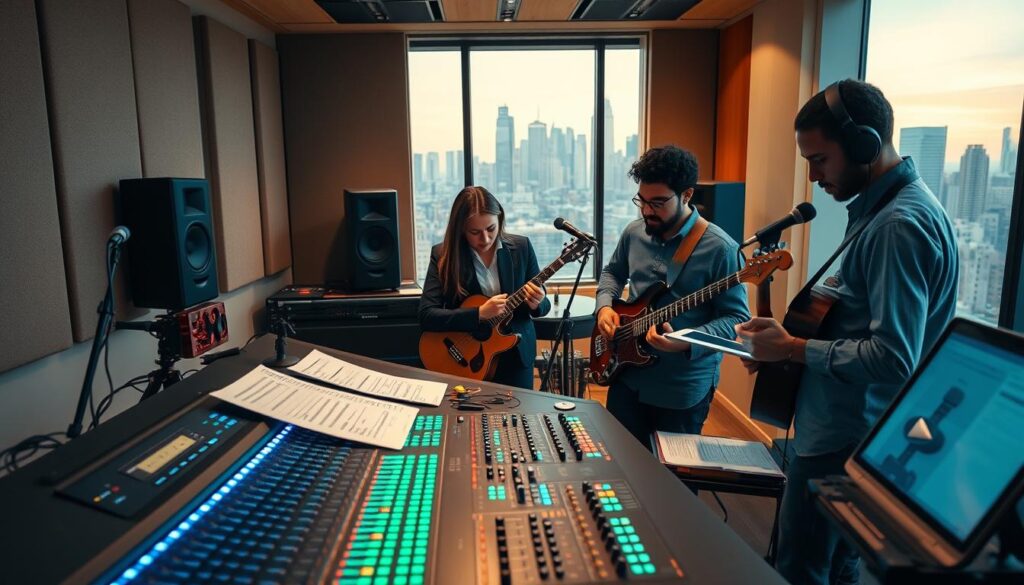KI Songwriting und Komposition im Studio